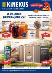Kinekus leták  s platnosťou 1. 7. - 31. 7. 2026 